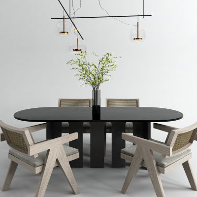北欧餐桌椅组合