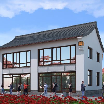 中式建筑，园林古建，传统中式，仿古建筑，户外建筑，景观小品，小公建，古建，四合院，庭院