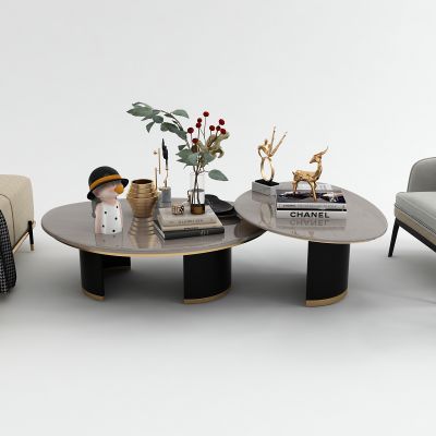 现代休闲椅茶几组合