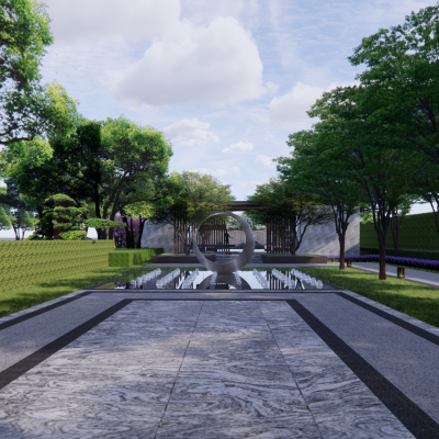 新中式景观示范区