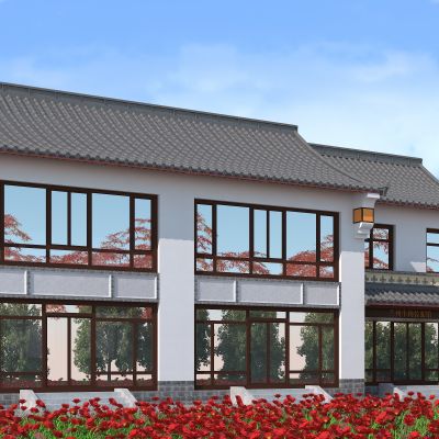 中式建筑，园林古建，传统中式，仿古建筑，户外建筑，景观小品，小公建，古建，四合院，庭院