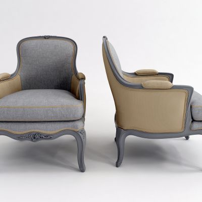 欧式布艺单人椅