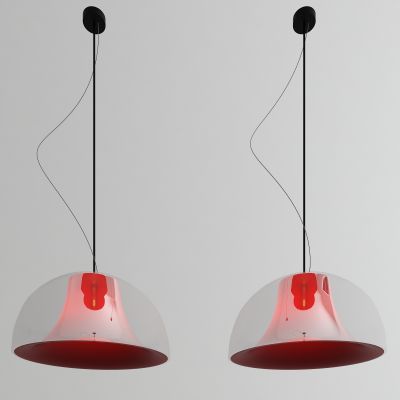 现代亚克力透明吊灯