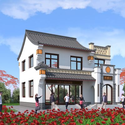 中式建筑，园林古建，传统中式，仿古建筑，户外建筑，景观小品，小公建，古建，四合院，庭院