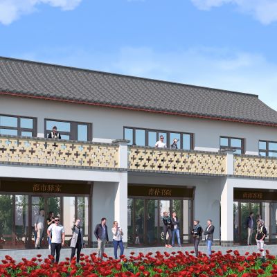 中式建筑，园林古建，传统中式，仿古建筑，户外建筑，景观小品，小公建，古建，四合院，庭院