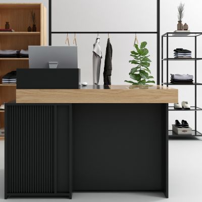 工业风收银台展柜