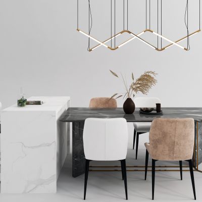 现代吧台桌椅组合