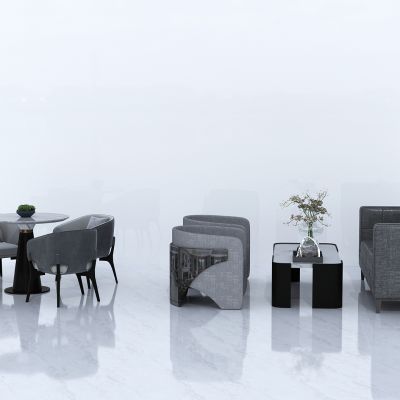 现代休闲桌椅，洽谈桌椅，售楼处洽谈桌