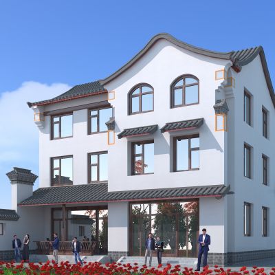 中式建筑，园林古建，传统中式，仿古建筑，户外建筑，景观小品，小公建，古建，四合院，庭院