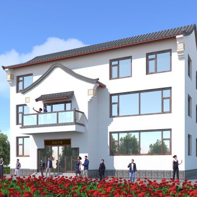 中式建筑，园林古建，传统中式，仿古建筑，户外建筑，景观小品，小公建，古建，四合院，庭院