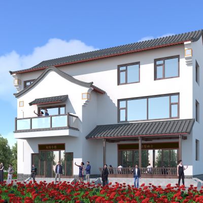 中式建筑，园林古建，传统中式，仿古建筑，户外建筑，景观小品，小公建，古建，四合院，庭院