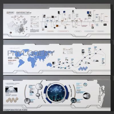 文化墙  企业展示墙 