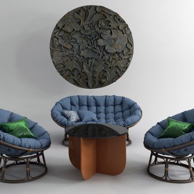 东南亚休闲沙发椅