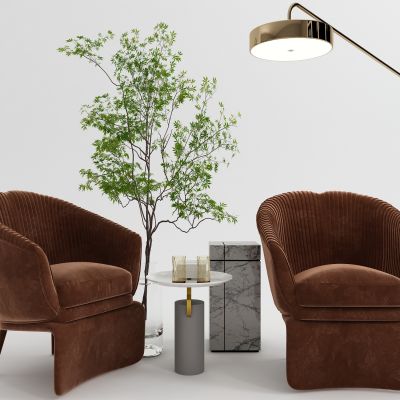 现代轻奢休闲椅