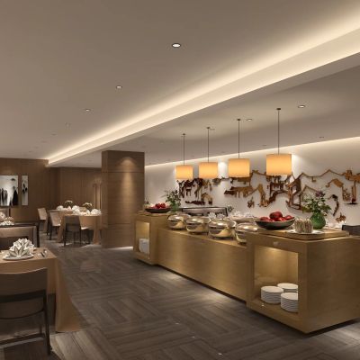 现代自助餐厅
