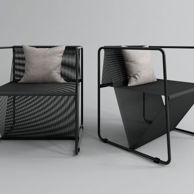 现代户外休闲椅