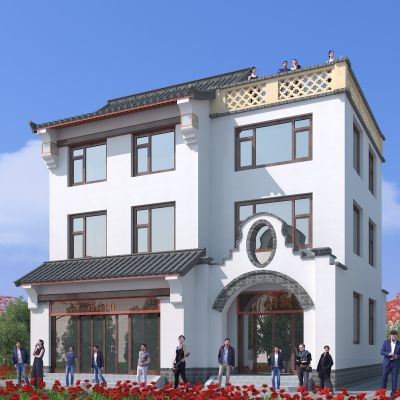 中式建筑，园林古建，传统中式，仿古建筑，户外建筑，景观小品，小公建，古建，四合院，庭院