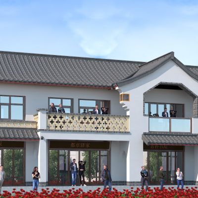 中式建筑，园林古建，传统中式，仿古建筑，户外建筑，景观小品，小公建，古建，四合院，庭院