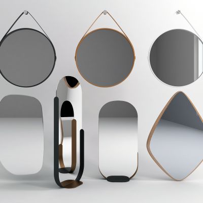 现代镜子组合