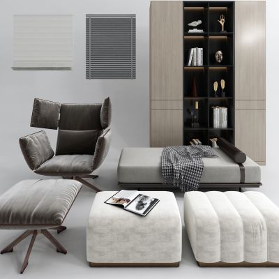 现代沙发凳 脚踏