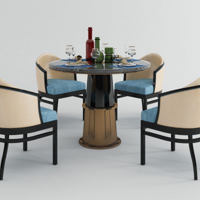 新中式休闲桌椅