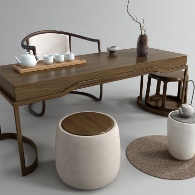 中式书桌椅组合