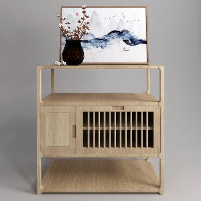 新中式边柜 装饰柜