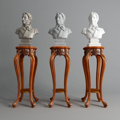 欧式古典铜质人物头像