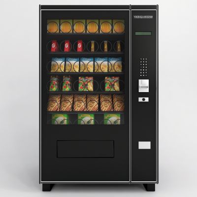 现代自助售卖机3D模型