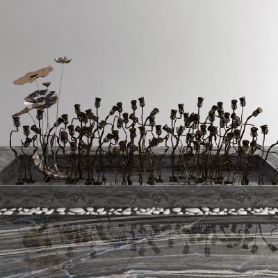 新中式荷叶莲蓬