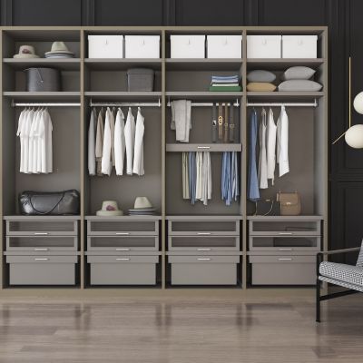现代衣柜组合
