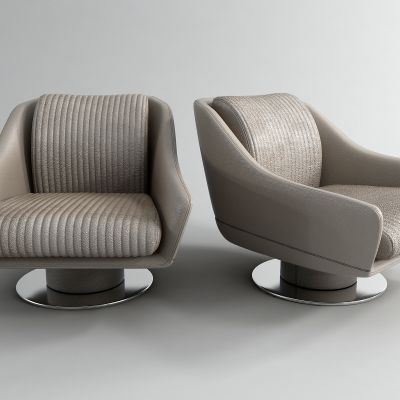 现代皮革休闲椅