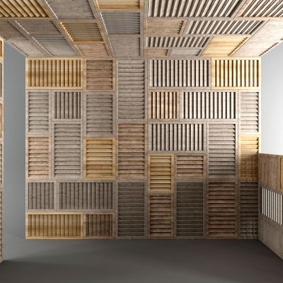 新中式花格 屏风 隔断