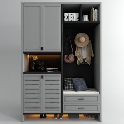简欧鞋柜组合
