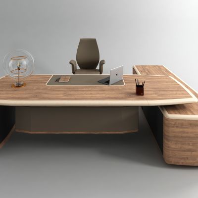 现代老总办公室桌椅