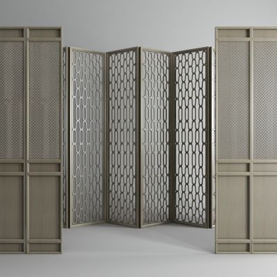 新中式屏风 隔断 花格