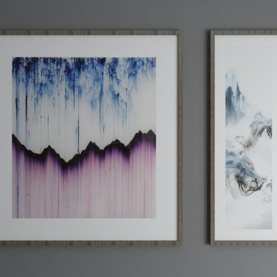 新中式抽象水墨装饰画