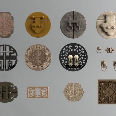 中式门把手组合