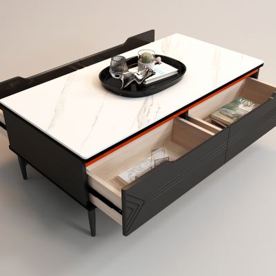 现代方形茶几结构