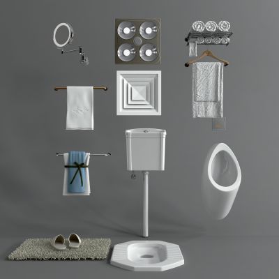 现代小便斗 蹲便 浴霸 换气扇