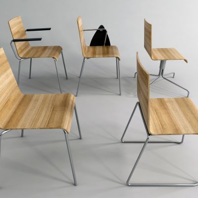 现代办公椅组合