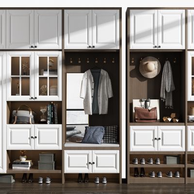 现代北欧鞋柜组