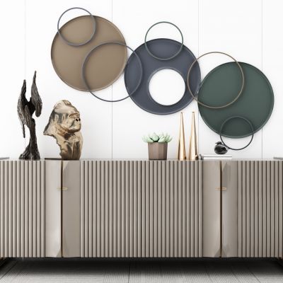 现代装饰柜 摆件