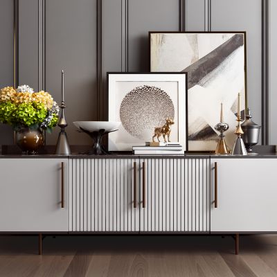 现代简约装饰柜组合