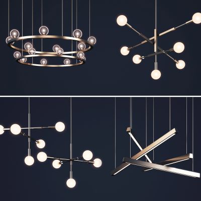 现代吊灯组合
