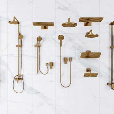 现代淋浴花洒组合