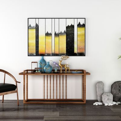 新中式端景条案摆件