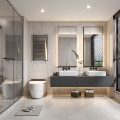 现代卫生间SU模型