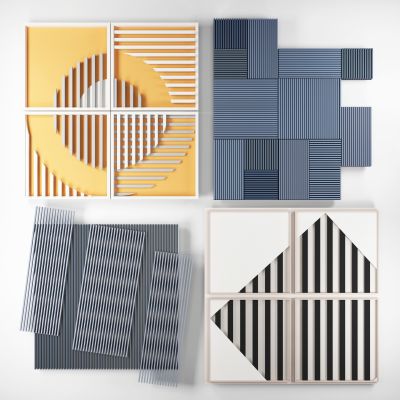 现代挂画 简约装饰画 挂画组合 墙饰 挂件