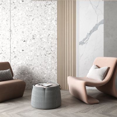 现代休闲椅 盆景